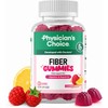Raspberry Lemon Digestive Fiber Gummies – Sugar-Free, Vegan, Prebiotic Support,