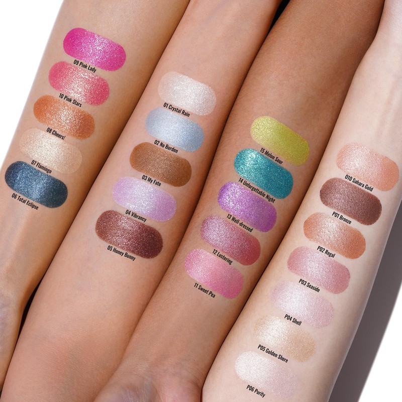 Oulac Grey Cream Eyeshadow, Waterproof Highly Pigmented Glitter Eye Shadow