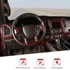 JeCar 16pcs Full Set Red Carbon Fiber Interior Trim Kit