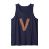 Creative Bold Leather Letter V - Design - Alphabet -