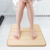Homaxy Memory Foam Non-Slip Bath Mats, Soft Water-Absorbent Toilet /