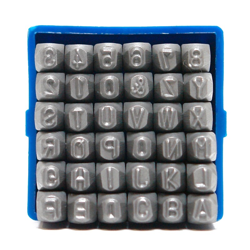 Schlagzahlen - Set 4mm 36tlg