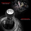 KIMISS 6-Speed Gear Knob, Car Gear Knobs, ABS Plastic Gear