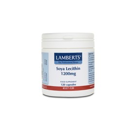 Lamberts Soya Lecithin Capsules 1200mg 120 Capsules