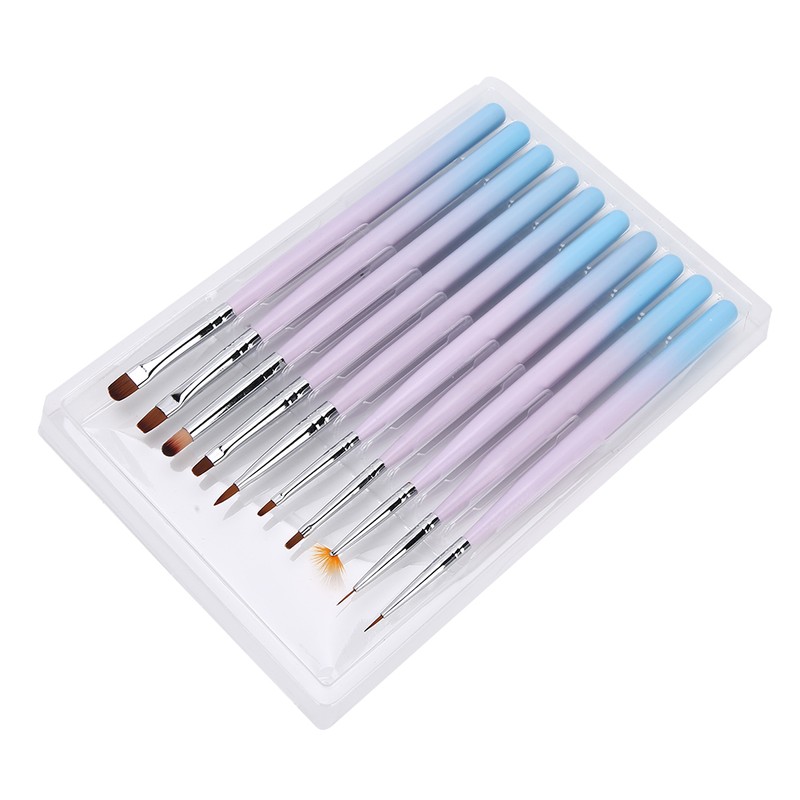 10pcs Nail Art Brush DIY Exquisite Pattern Nail Painting Drawing