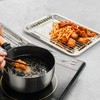 GOVNPJ Set of 3 Breading Pans, Chicken Cutlet Dredging Trays