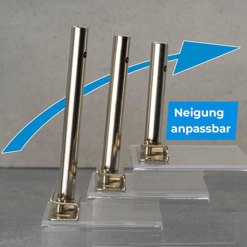 Stahlia Shelf Support Invisible Shelf Support 10 cm Metal (Pack