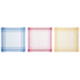 Tobeni Women's Handkerchiefs Pack of 12 (Selma) - Design 23 Plain, size: 30 cm x 30 cm