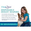 ClearQuest Disposable Doggie Diapers Dog Diaper Absorbant Sanitary - Bulk