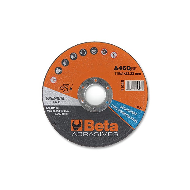 Beta 11046 1.6 Cutting Discs for Steel and Stainless Steel