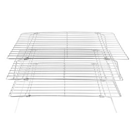 3‑Tier Cooling Rack Collapsible Folding Legs for Cookies Cakes Kitchen Baking Grilling Tool