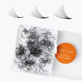 Eyesy Lash 500 Promade Fans | 5D 0.07 Size 12 mm Curl D | Premade Lash Fans Volume Lash Extensions Premade Fans Eyelash Extensions Fans Lash Fans Premade Eyelash Extensions Fans