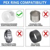 2-Pack EFIELD Pex-A Expansion Full Flow Brass Fittings 1/2" Pex
