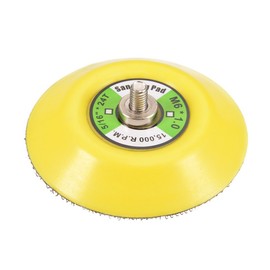 uxcell 3" Hook and Loop Backing Pad Sanding Polishing Backer Plate with M6 x 1.0 Thread for Random Orbit Sander Polisher Buffer