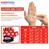 Children's Bike Gloves Red/White Dots Gloves KM m (5 Years)
