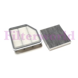 EXCEL Engine & Carbon Cabin Air Filter For GS350 07-11 IS250 06-13 IS250C IS350C 10-15