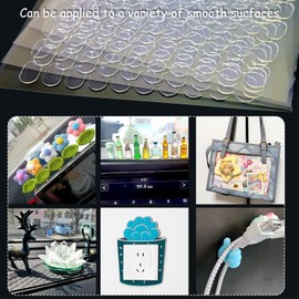 480 Pcs Gel Glue Dots, Double Sided Sticky Dots Clear, Removable Adhesive Dots, Sticky Tack, Museum Putty Stick, Poster Putty, Mounting Putty for Balloons Crafts DIY Festival Party Decoration