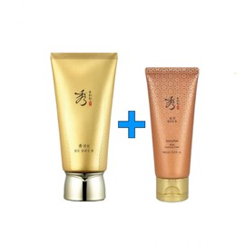 Sooryehan Cheonsam Golden Cleansing Foam 160ml+Additional Bone Cleansing Foam 100ml / 수려한 천삼 골든 클렌징폼 160ml+추가 본 클렌징폼 100ml