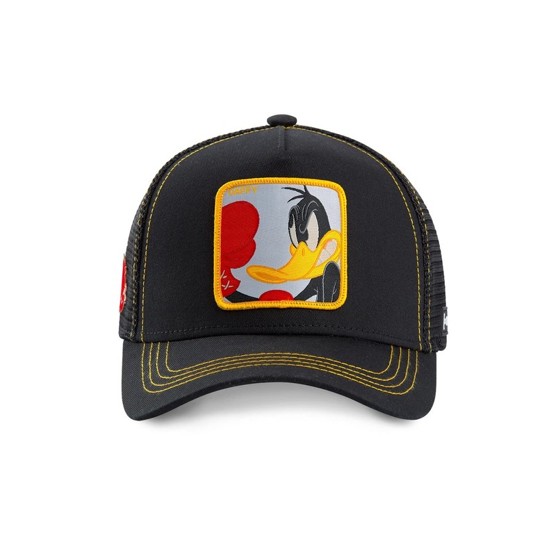 Capslab Daffy Duck Looney Tunes Trucker Cap, black