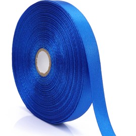 Nsilu 1/2 inch, Blue Ribbon for Gift Wrapping 50 Yards Perfect Wedding Party Wreath Sewing DIY Hair Accessories Decoration Floral Hair Balloons Other Projects