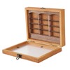 Miniature Wooden Bookshelf Anxiety Relief Multi Books Display Case Cabinet