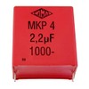 2x MKP-Capacitor rad. 2,2µF 1000V DC ; 37,5mm ; MKP42,2/20/1000