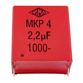2x MKP-Capacitor rad. 2,2µF 1000V DC ; 37,5mm ; MKP42,2/20/1000 ; 2,2uF
