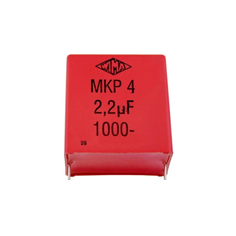 2x MKP-Capacitor rad. 2,2µF 1000V DC ; 37,5mm ; MKP42,2/20/1000