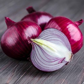 Onion Seeds (Long Day) - Ruby Red - 1 Ounce - Vegetable Seeds, Heirloom Seed, Open Pollinated Seed Root Vegetable, Container Garden