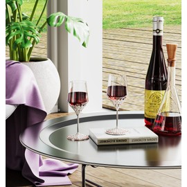 White Pigeon Valentine's Day Wine Glasses - Suitable for Wedding Anniversary,Birthday Gift,President's Day,Father's Day,Mother's Day,Thanksgiving Day,Christmas Day and More