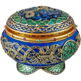 San Francisco Music Box Dragon Hinged Musical Trinket Box by The San Francisco Music Box