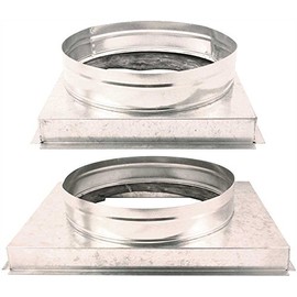 Goodman SQRPCH102-103 Square to Round Adapter 18" to 16" (Sqrpch102-103), Plastic, 1" x 1" x 1"