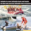 4 Stück Schlauchboot Ventile Schwarz, Pool Ventil Ersatzteil für Aufblasbare