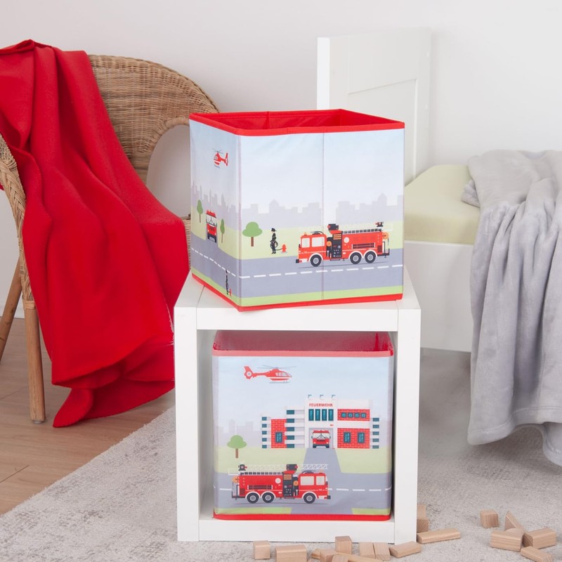 Herding Storage Box, Polypropylene, Multi-Colour, Approx. 30 x 30 x