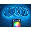 FIA 4pcs 6.5'' RGB LED Speaker Lights For Car Truck