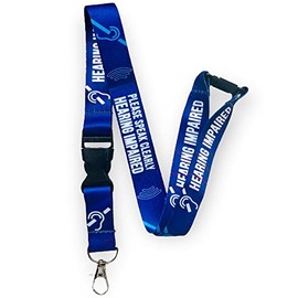 PAC Supplies Global Ltd Hearing Impaired - PLEASE SPEAK CLEARLY Lanyard
