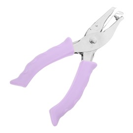 Operitacx Hole Punch Mini Paper Hole Punch Craft Paper Punch Portable Hand Punch Multi Plug Hand Hole Machine Small Hole Punch for Labels Hole Punch Made of Paper Puncher Metal Purple