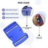 Lakesstory 4 Pcs Plastic Buckles 1.5 Inch Quick Side Release
