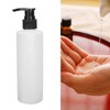 Plastic Pump Bottle Dispenser, 2pcs 250ml Refillable Empty Bottle Container