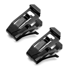 HAOTOM 2Pcs Sun Visor Clip Retainer Brackets Interior Right & Left Roof Sun Shield Fixed Iron Buckle Kit Compatible for Toyota Crown Reiz Prado RAV4 Camry 74336-52010