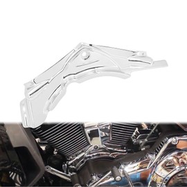 HCmotorku Motorcycle Cylinder Base Cover Fit For Harley Touring Electra Glide Road Glide Road King Street Glide Trike 2007-2016 Dyna 2006-2017 (Chrome)