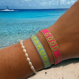 Selfmade Jewelry Festival Bracelets Boho Jewellery - Fabric Bracelet Colourful - Friendship Bracelets Size Adjustable Summer Jewellery, Polyester, No Gemstone