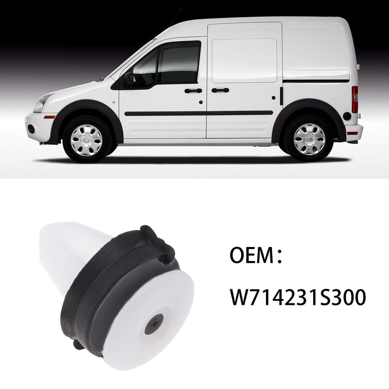 50 Pcs Car Side Door Trim Clips with Rubber Washers