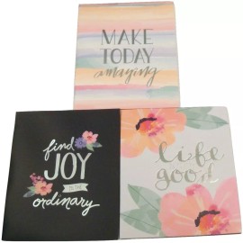 Carolina Pad Deluxe 3 Folder Set (Make Today Amazing, Joy in Ordinary, Life Pretty Good)