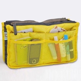 Bolsa Organizadora Multiusos Para Bolsa De Mano (Amarillo)