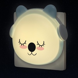 Annmore Children's Night Light Socket with Twilight Sensor Nursing Light Baby First Equipment Newborn Snooze Light Bear