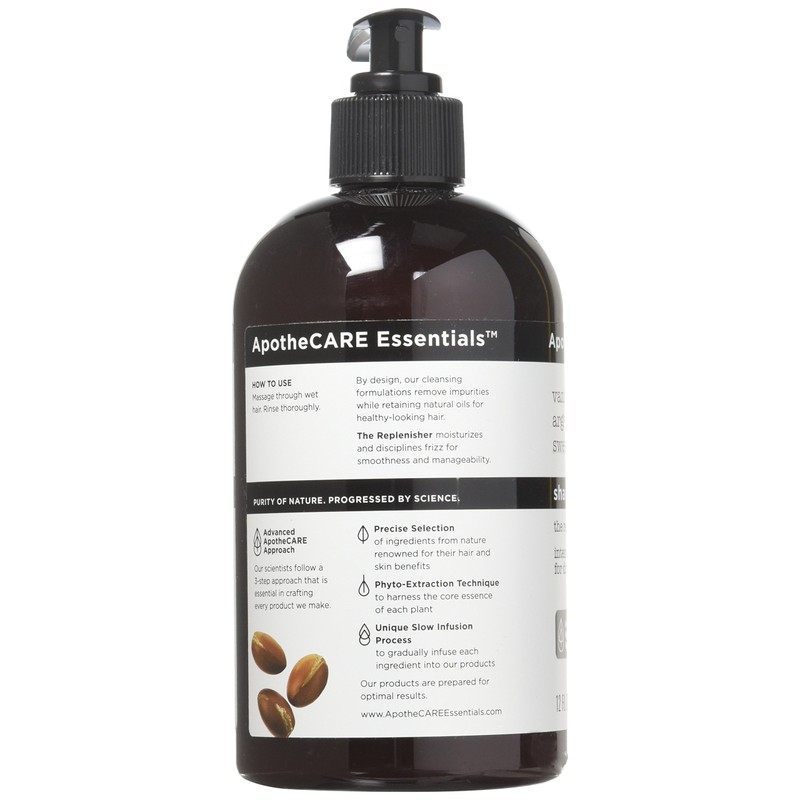 ApotheCARE Essentials The Replenisher Moisturizing Shampoo, Vanilla, Argan Oil, Sweet