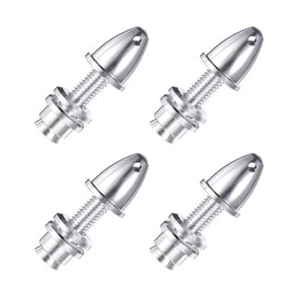 MECCANIXITY RC Plane Airplane Spinners Propeller Adapter, 5mm Aperture Propeller Adapter Saver for Shaft Brushless Motor Speed Controllers, Pack of 4