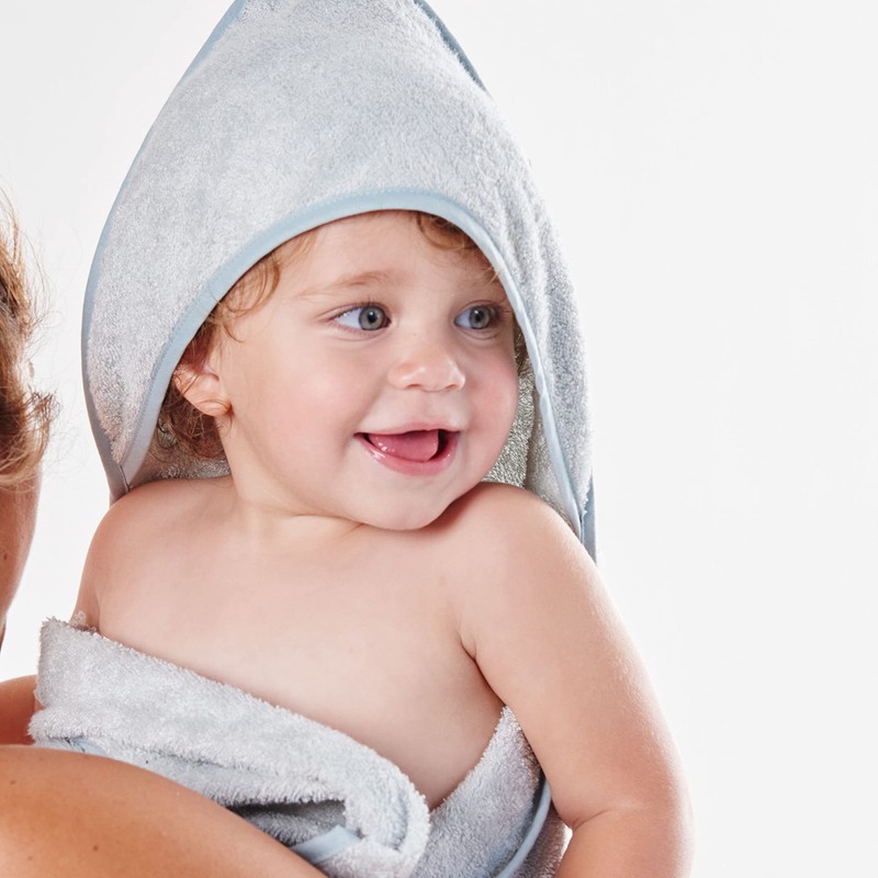 Little Bamboo Hooded Towel - Whisper