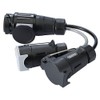 Draper 99661 13-Pin Euro to 7-Pin N-Type Converter, Black